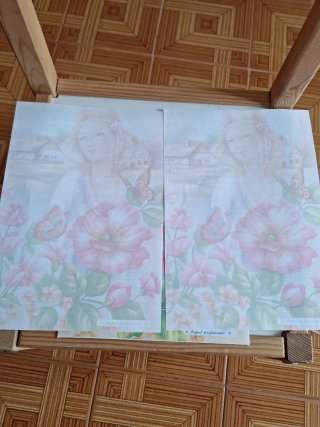 Estuche 2 cartas perfumadas años 80