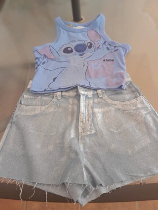 Conjunto Lefties Top y Shorts