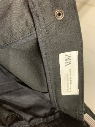 Pantalón de vestir elástico negro
