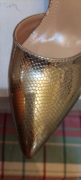 Zapatos de fiesta dorados tacón T37