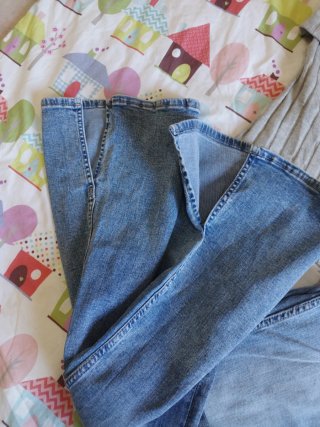 Conjunto Bershka Top y Pantalón Vaquero