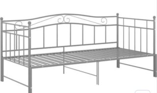 Sofá Cama Metálico Blanco 90
