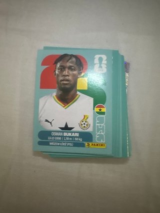 Cromo Mundial Bukari Panini