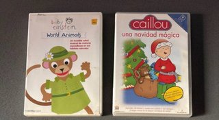 2 Películas DVD Infantiles: Baby Einstein y Caillo