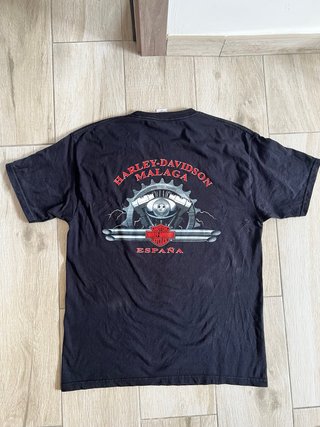 Camiseta Harley-Davidson Vintage Negra