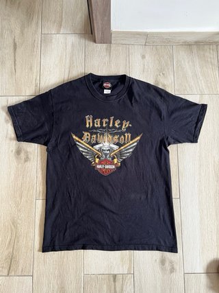 Camiseta Harley-Davidson Vintage Negra