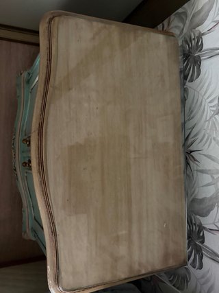 Mesita de noche vintage Shabby Chic 49 de ancho