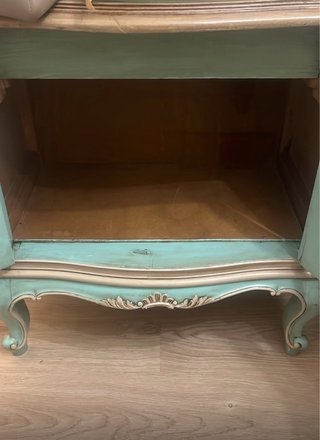 Mesita de noche vintage Shabby Chic 49 de ancho