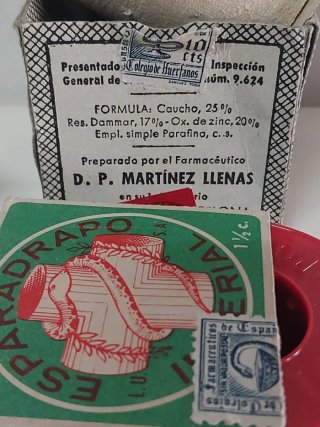 Lote Antiguos Artículos Farmacia Varios