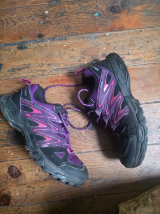 Zapatillas Salomon Hombre Negro/Morado