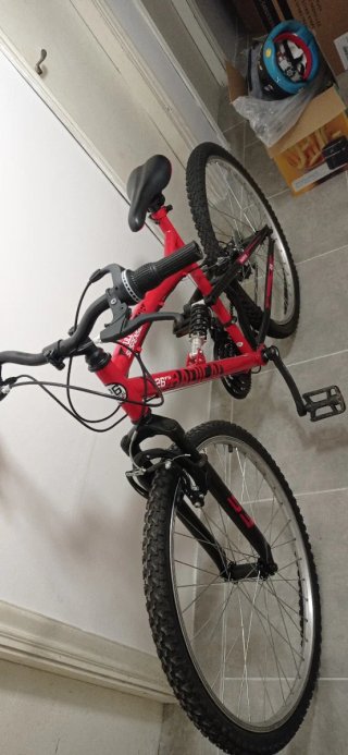Bicicleta MTB 26'' Full Suspension Roja