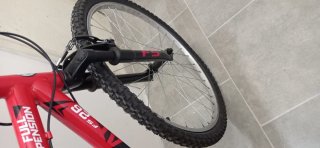Bicicleta MTB 26'' Full Suspension Roja