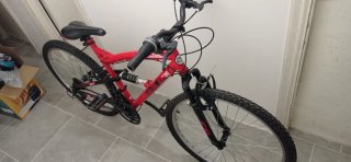 Bicicleta MTB 26'' Full Suspension Roja