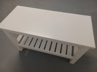 Banco de madera blanco- Ikea hemnes