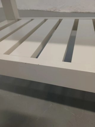 Banco de madera blanco- Ikea hemnes