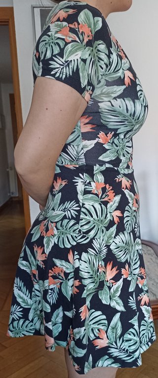 Vestido de verano de flores talla S