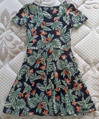 Vestido de verano de flores talla S