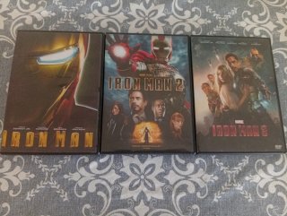 Lote 3 Películas Iron Man DVD