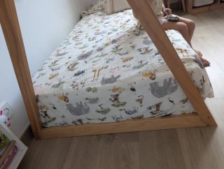 Cama tipi infantil para colchón 200x90