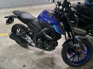 Yamaha MT-125 Azul y Negra