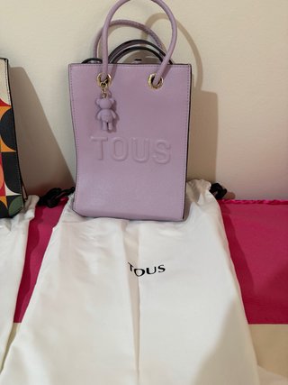 Bolso Tous Morado y Dorado
