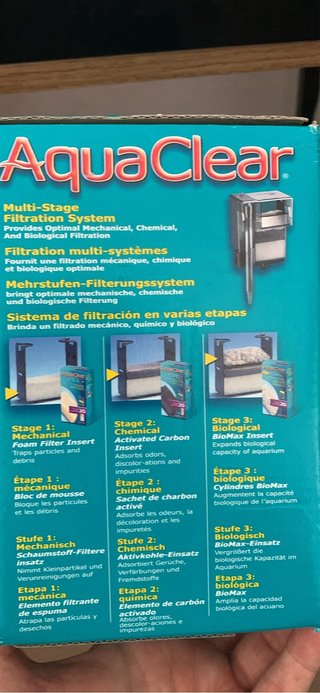 Filtro AquaClear 20 para acuarios