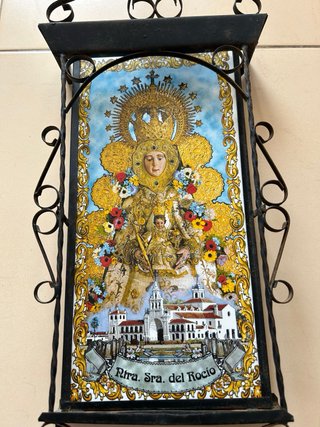 Azulejo Virgen del Rocío