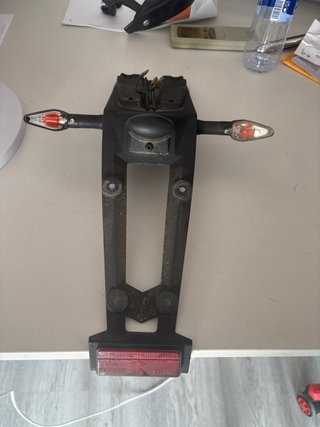 Portamatrículas Sherco 49cc con luces