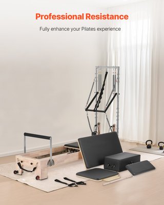 Reformer Pilates in Legno Doppia Resistenza 153kg