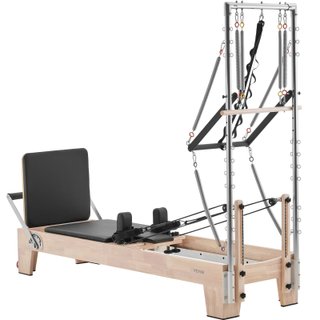 Reformer Pilates in Legno Doppia Resistenza 153kg