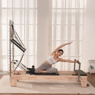 Reformer Pilates in Legno Doppia Resistenza 153kg
