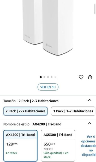 Linksys Velop AC26 Dual Band Mesh Wifi