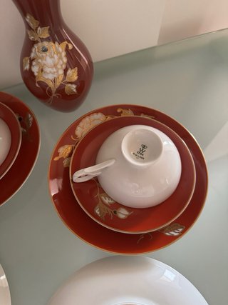 Juego de té de porcelana alemana