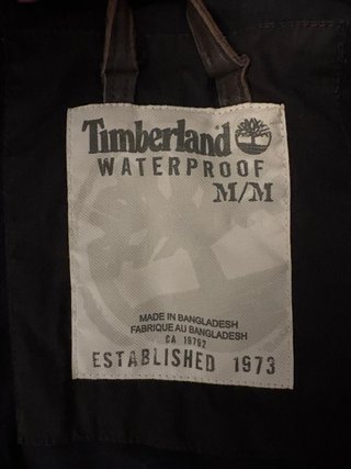 Cazadora Bomber Timberland Negra Talla M