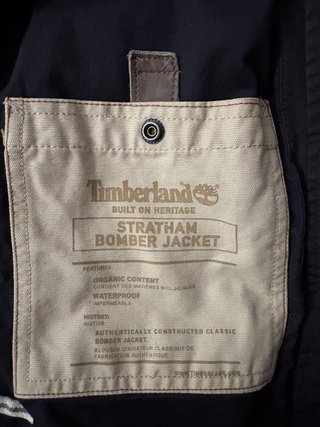 Cazadora Bomber Timberland Negra Talla M
