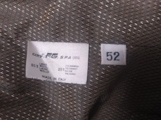 Giacca invernale lana 80%