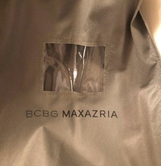 Vestido BCBG Max Azria Negro Estampado