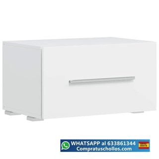 Pack Muebles para Salón LED 260x30x180 cm Blanco