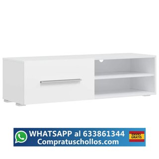 Pack Muebles para Salón LED 260x30x180 cm Blanco