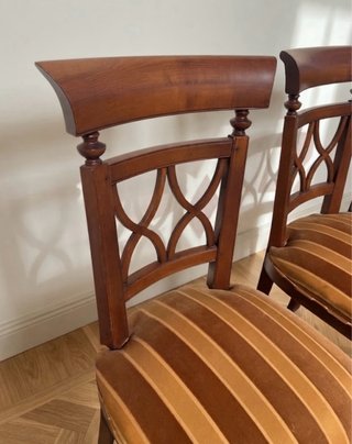 4 Sillas Comedor Madera Cerezo