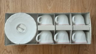 Juego café Arcopal 6 taza + 6 platos.Sin estrenar