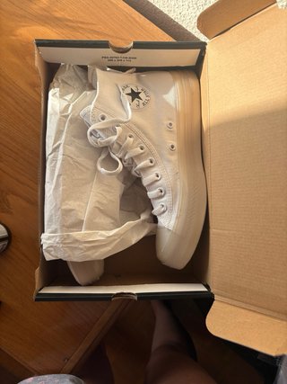 Converse Blancas Doble Plataforma