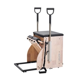 Box Reformer Pilates Legno Nero Premium 63x44x24cm