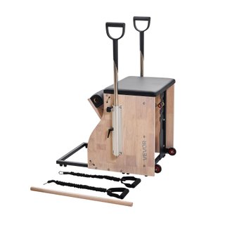 Box Reformer Pilates Legno Nero Premium 63x44x24cm