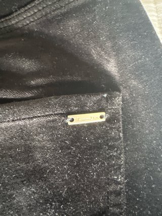 Pantalón Terciopelo Negro Massimo Dutti
