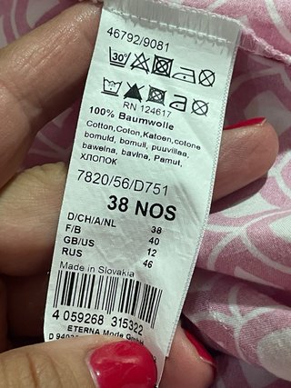Camisa Eterna Geométrico Talla M