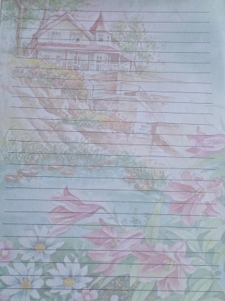 1 Carta perfumada vintage años 80
