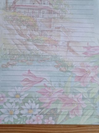 1 Carta perfumada vintage años 80