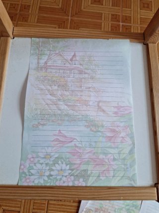 1 Carta perfumada vintage años 80