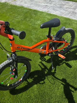 Bicicleta infantil 16 pulgadas naranja
